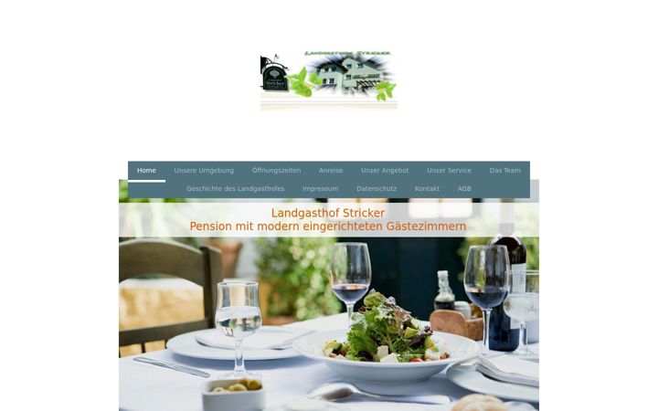 Screenshot of landgasthof-stricker.de
