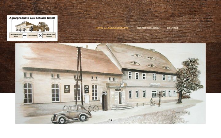 Screenshot of landgaststaette-schlaitz.de