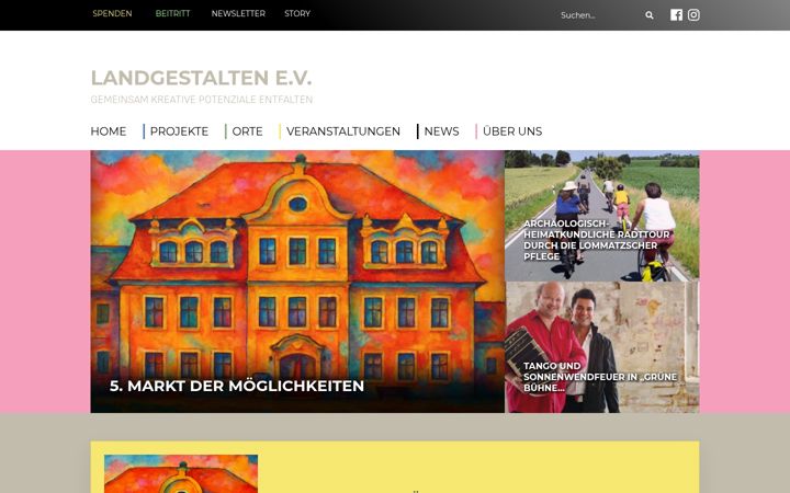 Screenshot di landgestalten.online