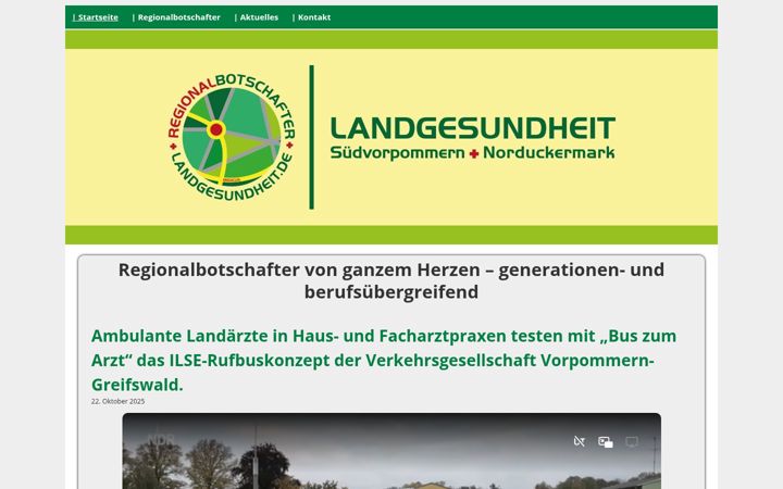 Screenshot of landgesundheit.de