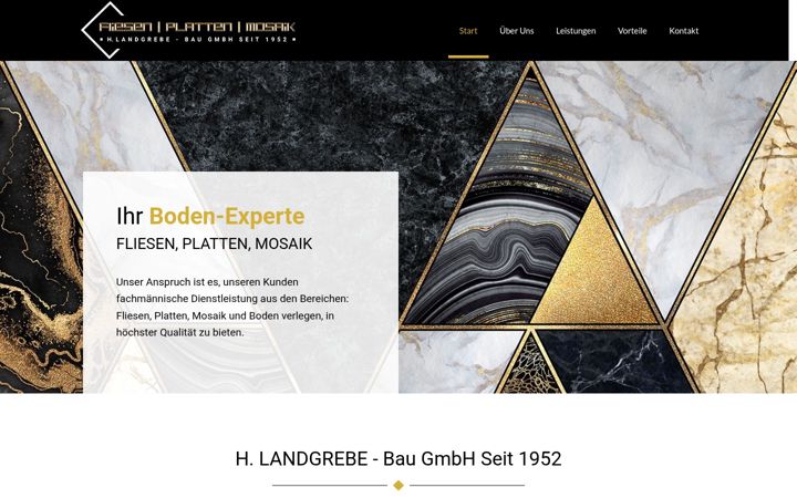 Screenshot of landgrebe-gmbh.de
