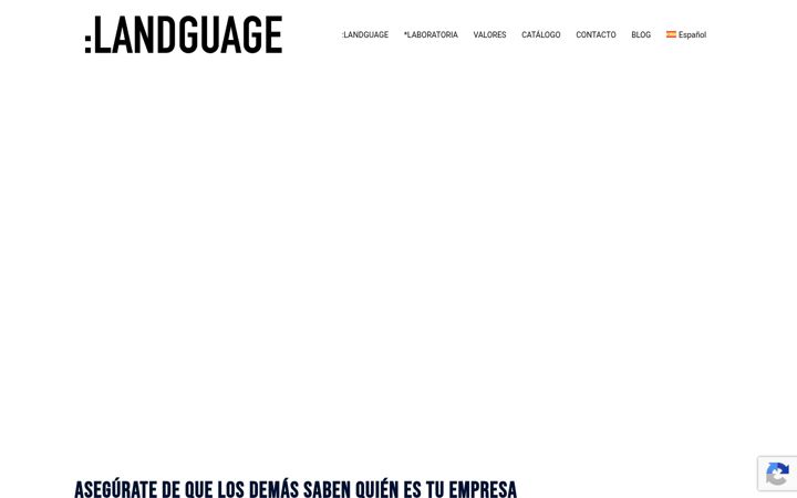 Screenshot of landguage.consulting