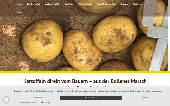 Screenshot of landgut-bollen.de