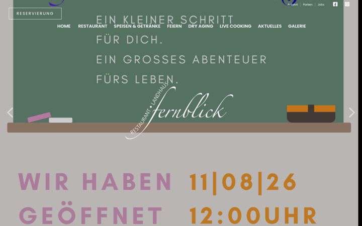 Screenshot of landhaus-fernblick.com