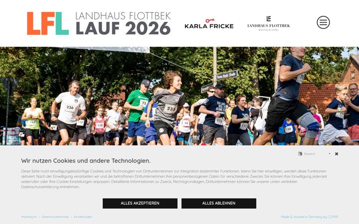 Screenshot of landhaus-flottbek-lauf.de