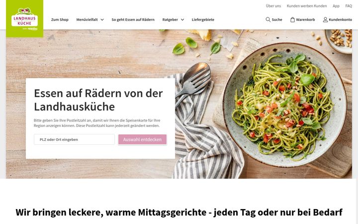 Screenshot of landhaus-kueche.de
