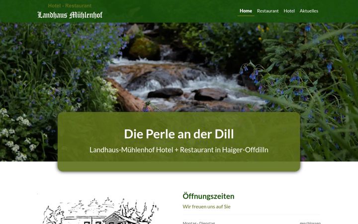Screenshot of landhaus-muehlenhof.de