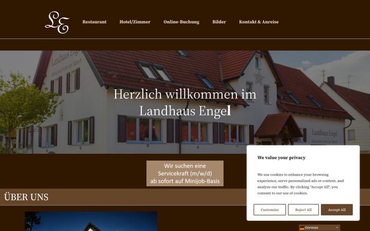 Screenshot of landhausengel.de