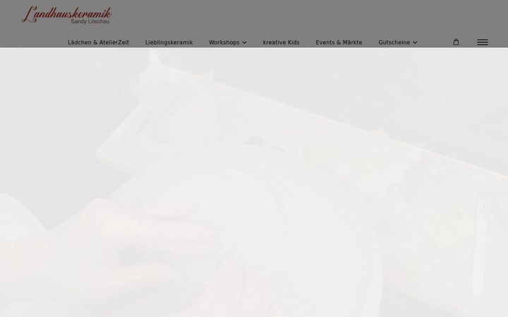 Screenshot of landhauskeramik.com