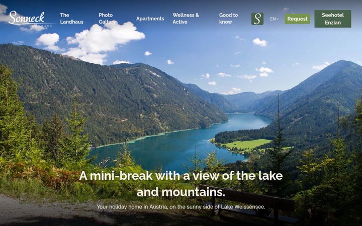 Screenshot of landhaussonneck.at