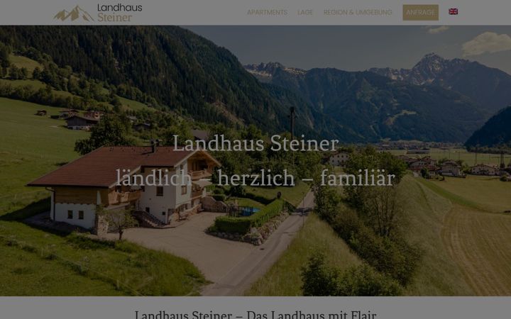 Screenshot of landhaussteiner.at
