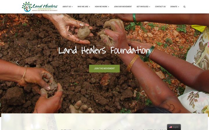 Screenshot of landhealers.org