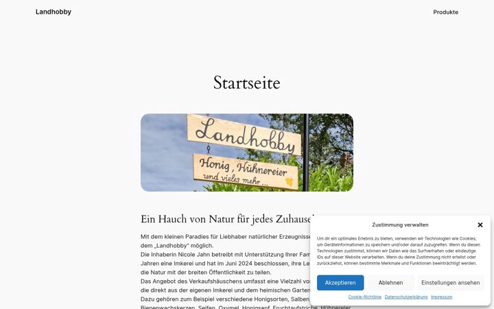 Screenshot of landhobby.de
