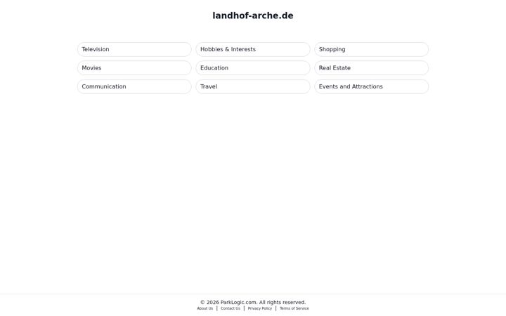 Screenshot of landhof-arche.de