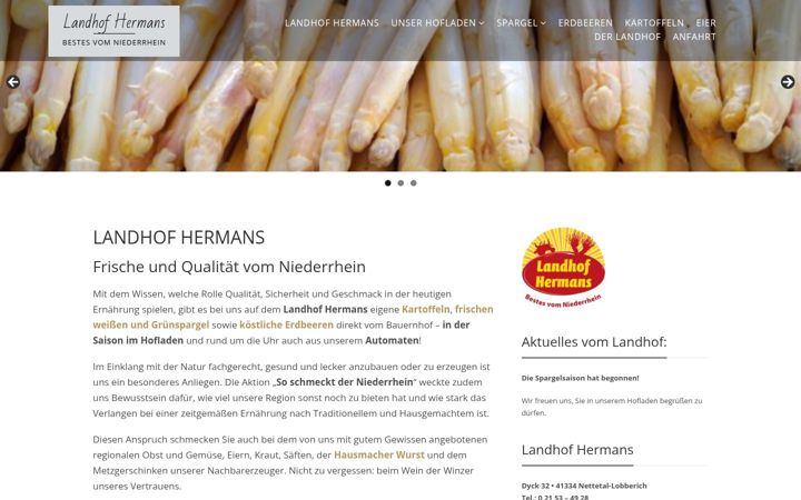 Screenshot ta' landhof-hermans.de