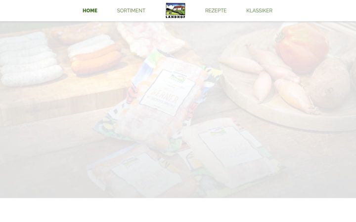 Screenshot of landhof.at