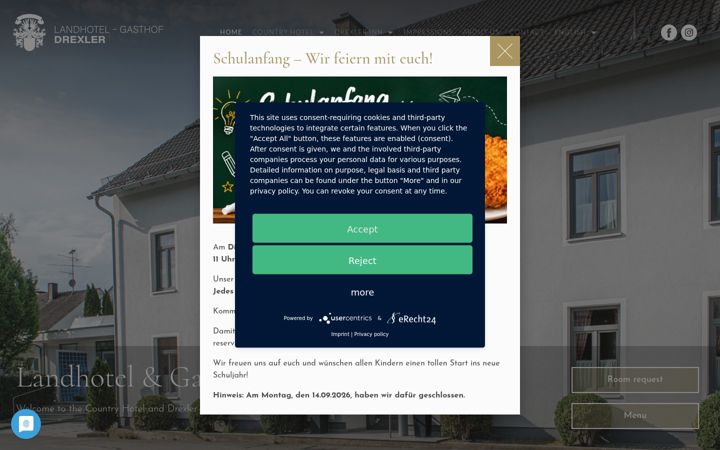 Screenshot of landhotel-drexler.de