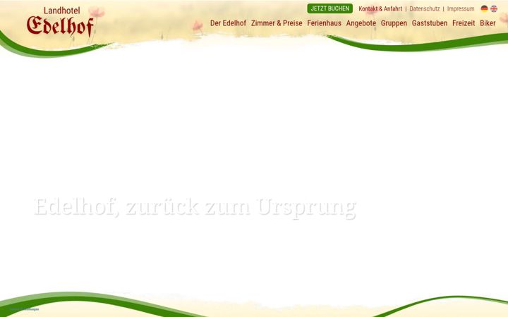 Screenshot of landhotel-edelhof.de