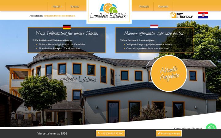 Screenshot of landhotel-eifelblick.de