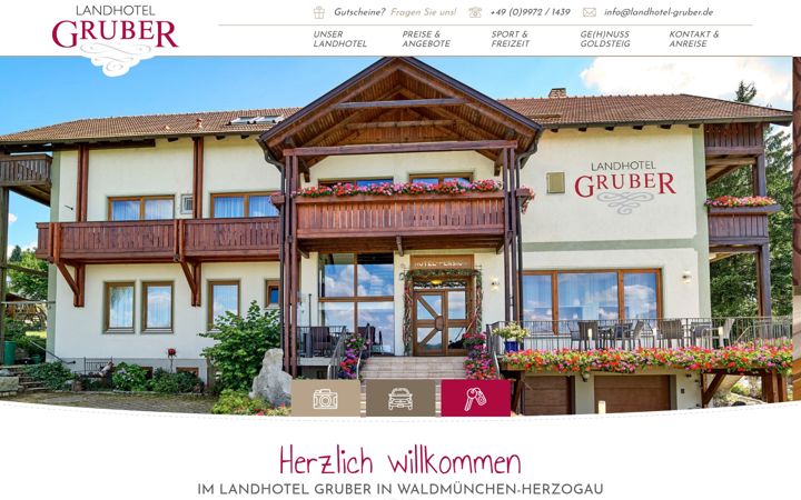 Screenshot of landhotel-gruber.de