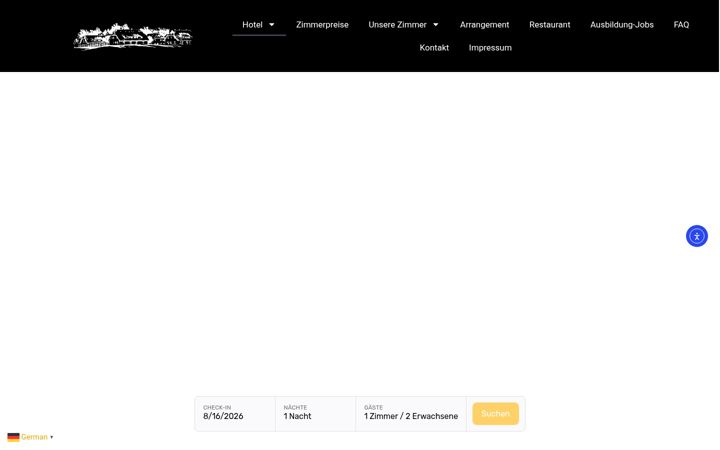 Screenshot of landhotel-kastanienallee.de
