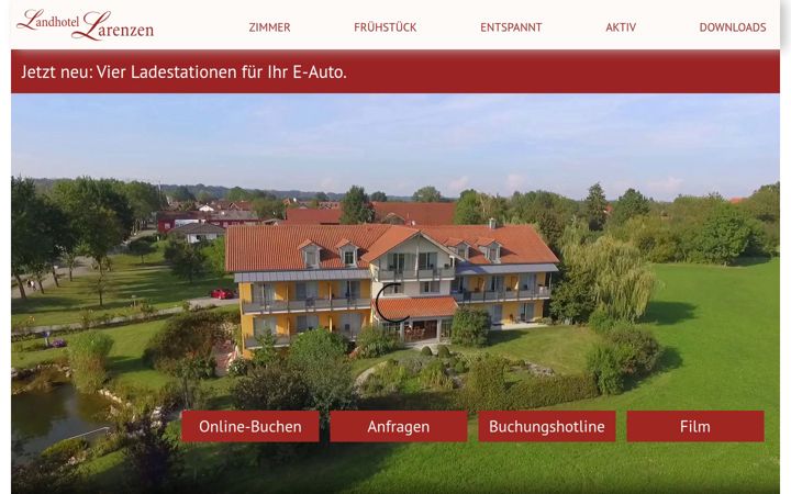 Screenshot of landhotel-larenzen.com
