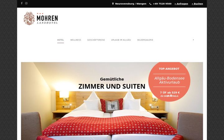 Screenshot von landhotel-mohren.de