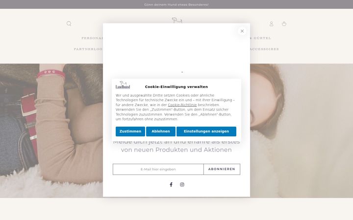 Screenshot of landhund.com