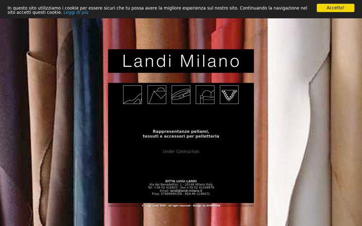 Screenshot of landi-milano.it