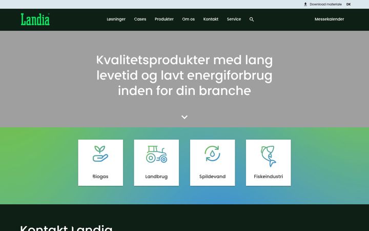 Screenshot of landia.dk