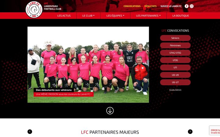 Screenshot of landifc.fr