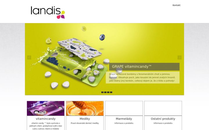 Screenshot of landis-food.com