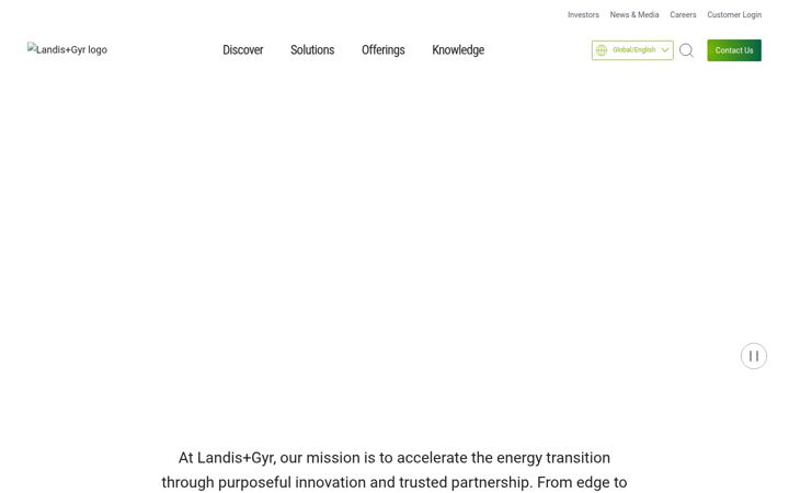 Screenshot of landisgyr.com