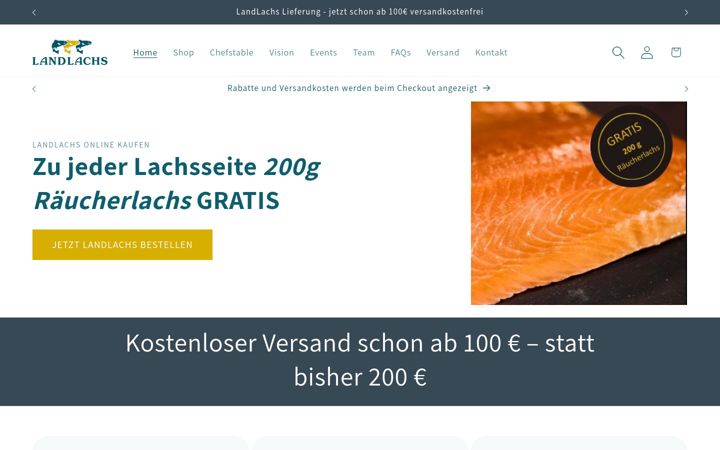 Screenshot of landlachs.de