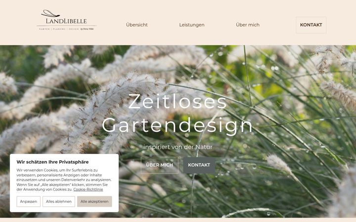 Screenshot of landlibelle.com