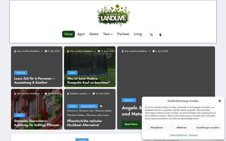 Screenshot of landlive.de