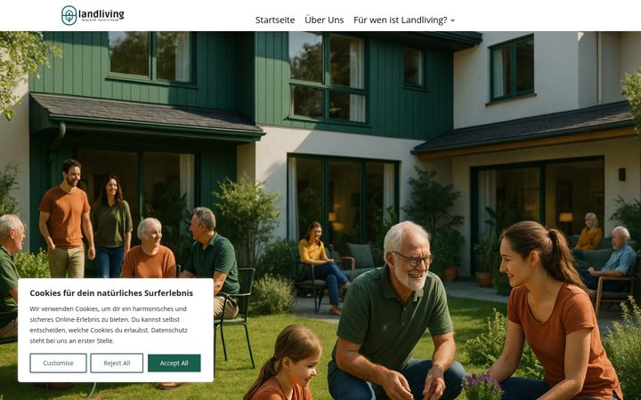 Screenshot of landliving.de