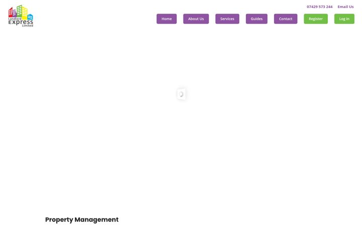 Screenshot of landlordexpressltd.com