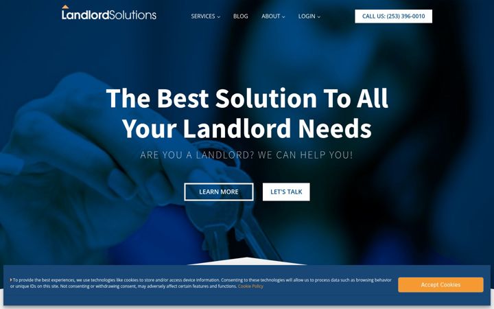 Screenshot of landlordsolutionsinc.com