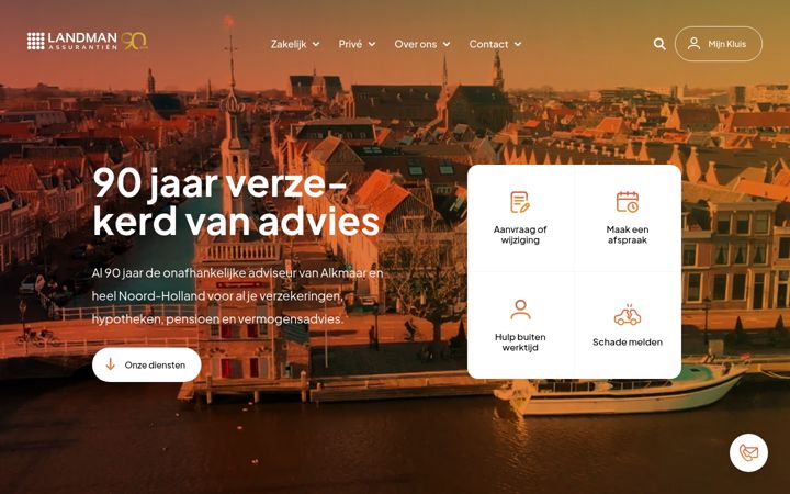 Screenshot of landmanbv.nl