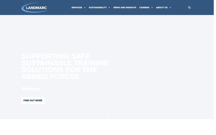 Screenshot of landmarcsolutions.com