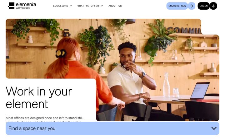 Screenshot of landmarkspace.co.uk