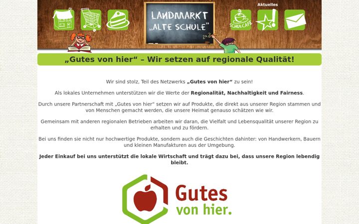 Screenshot of landmarkt-ruppendorf.de