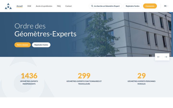 Screenshot of landmeter-expert.be
