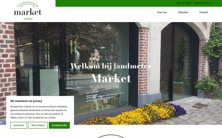 Screenshot of landmetermarket.be