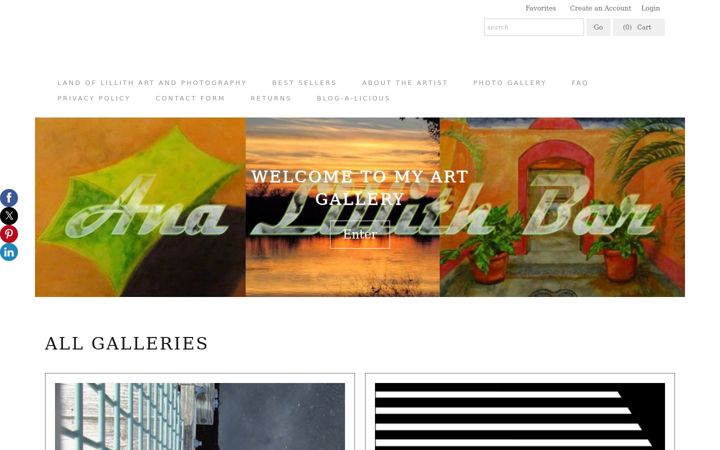 Screenshot of landoflillith.com