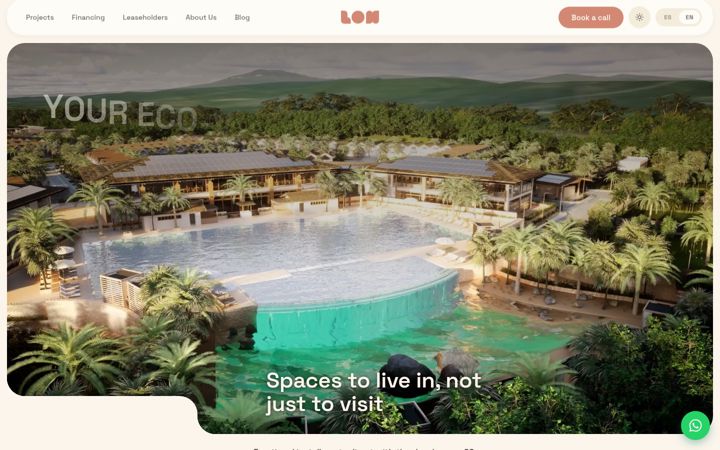 Screenshot of landofnomadsgroup.com