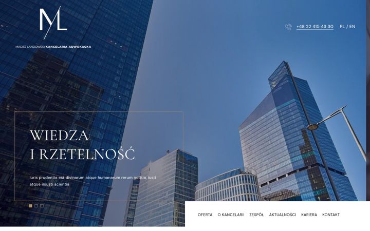 Screenshot of landowski.com.pl