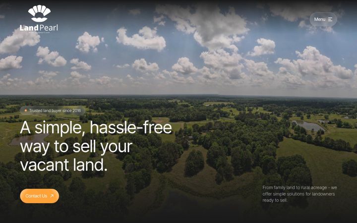 Screenshot of landpearl.com