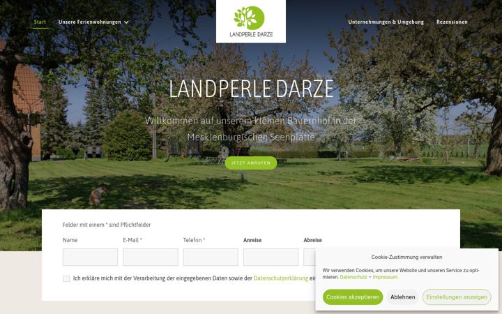 Screenshot of landperledarze.de